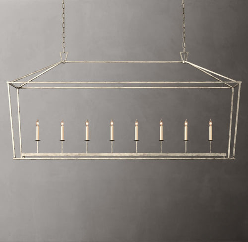 19th C. English Openwork Rectangular Chandelier