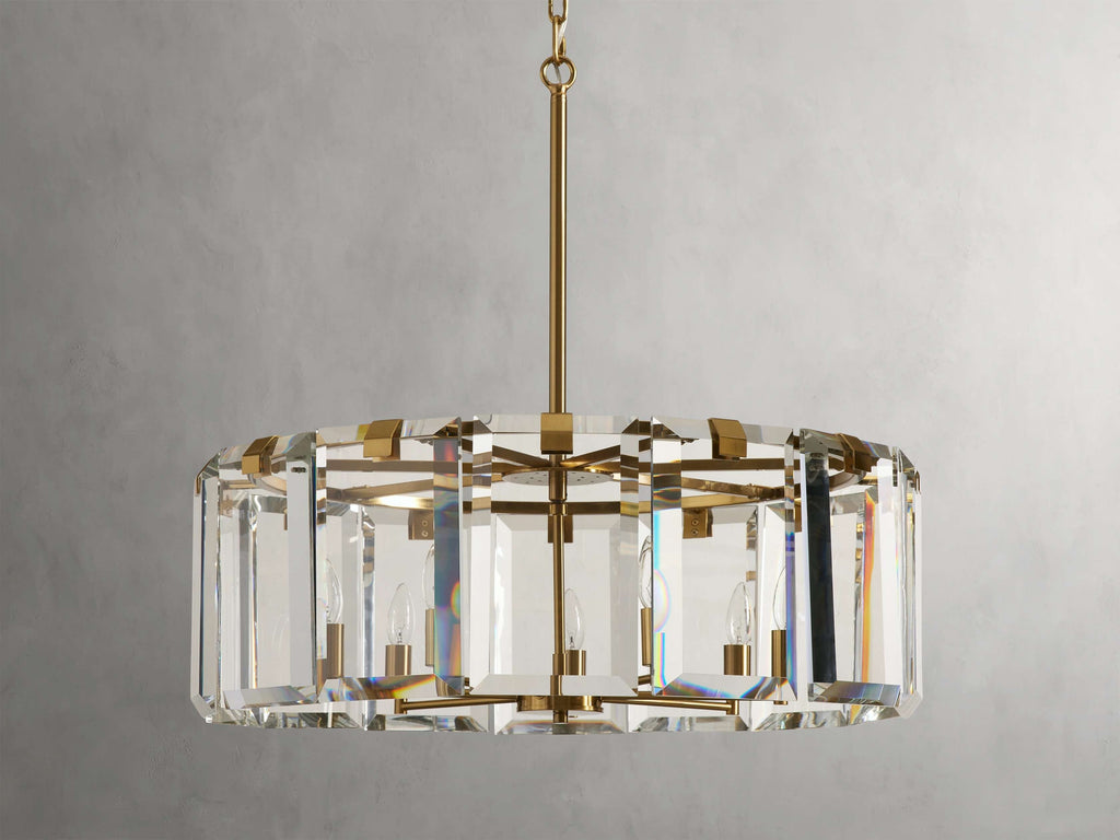Amaya Crystal Luxe Round Chandelier