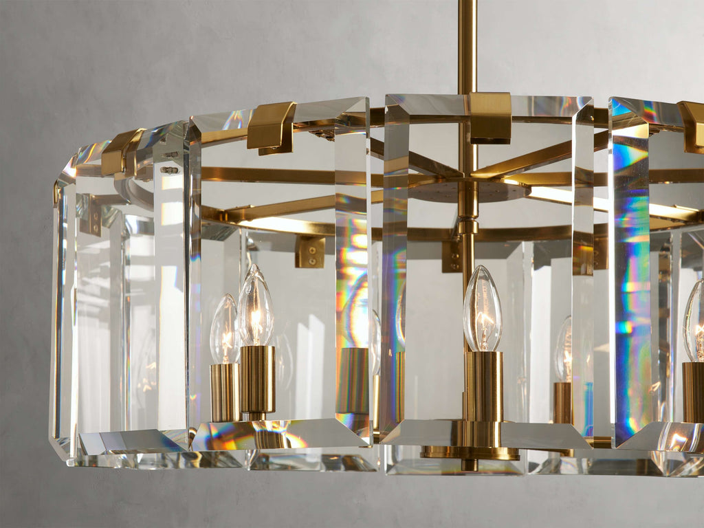 Amaya Crystal Luxe Round Chandelier