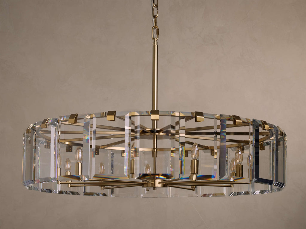 Amaya Crystal Luxe Round Chandelier