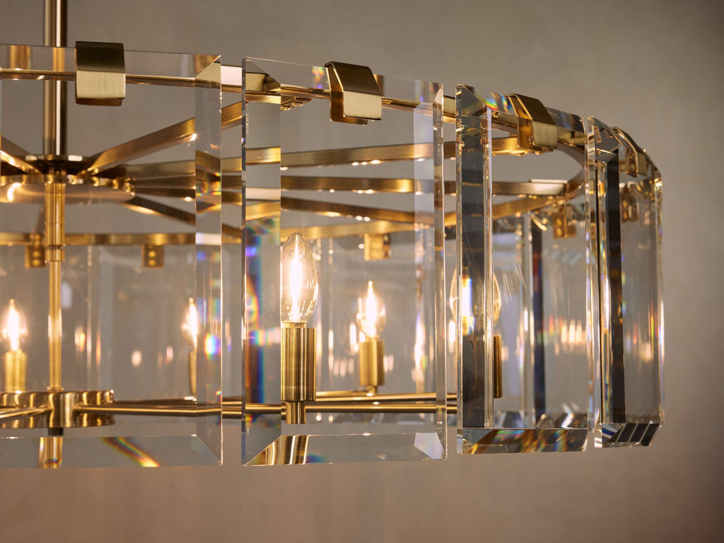 Amaya Crystal Luxe Round Chandelier