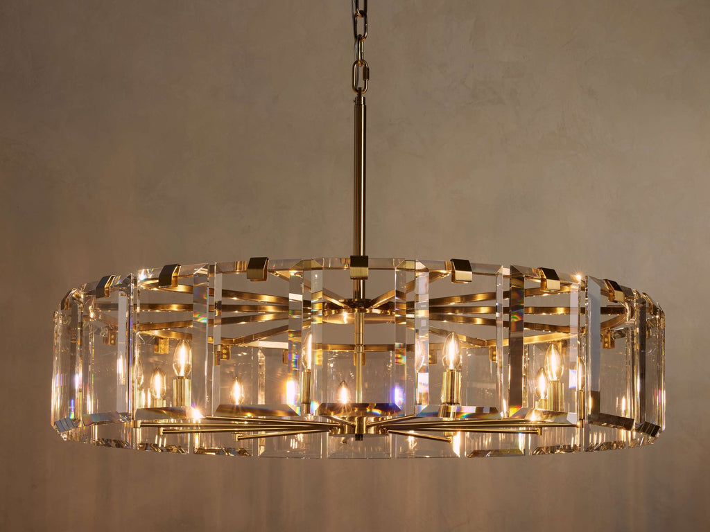 Amaya Crystal Luxe Round Chandelier