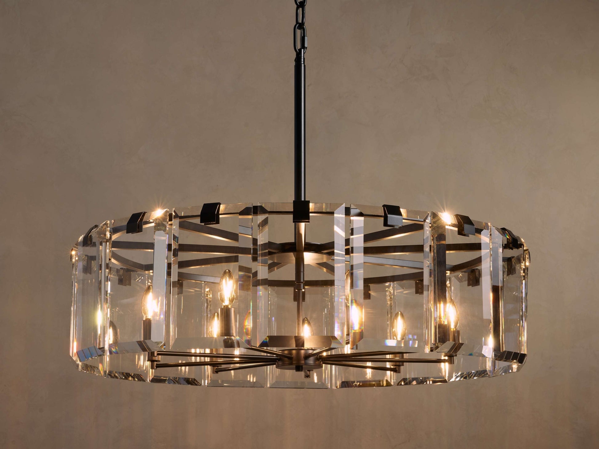 Amaya Crystal Luxe Round Chandelier