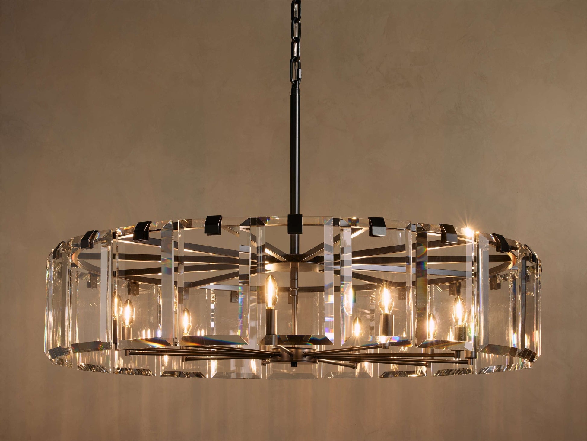 Amaya Crystal Luxe Round Chandelier