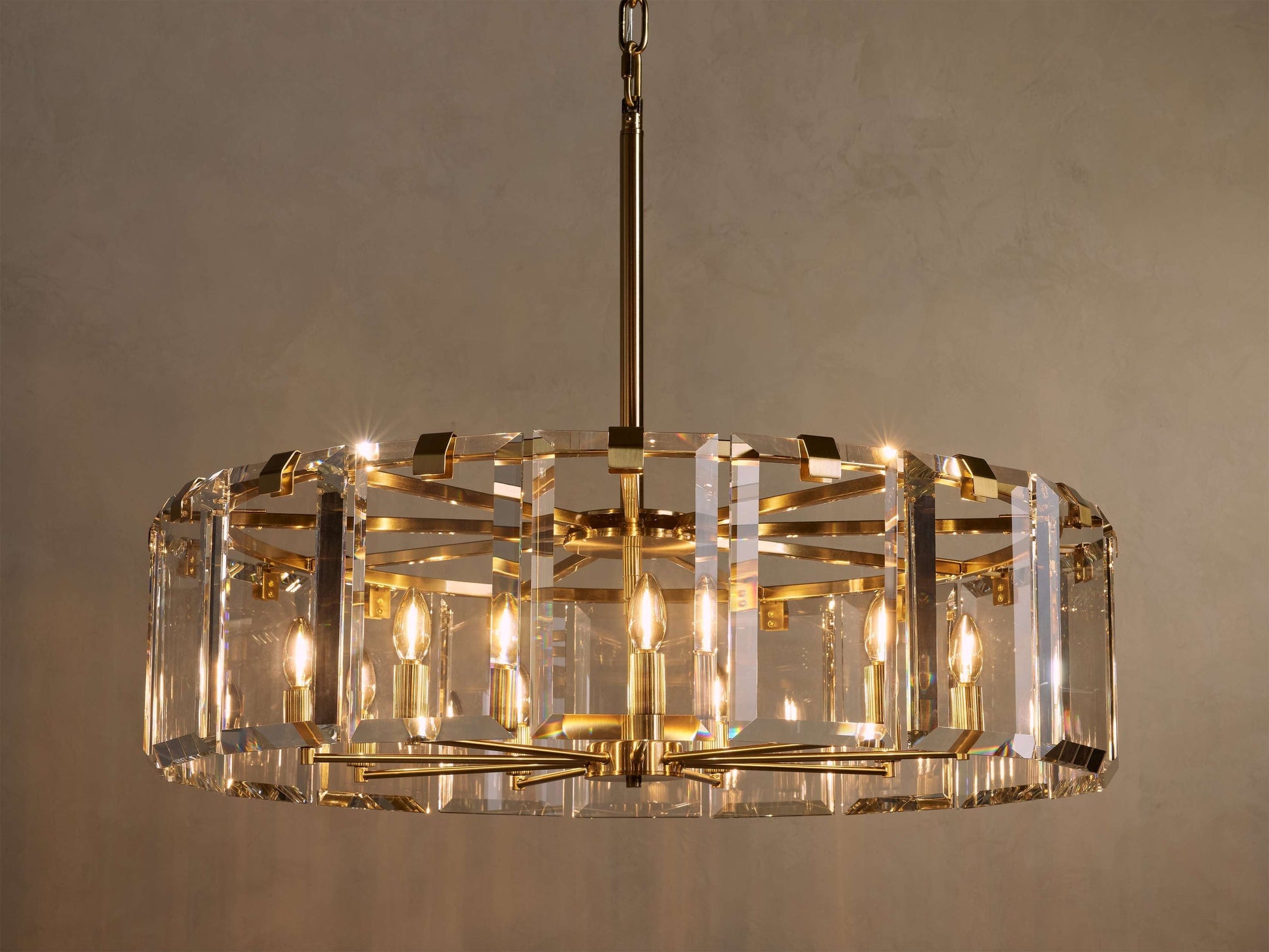 Amaya Crystal Luxe Round Chandelier