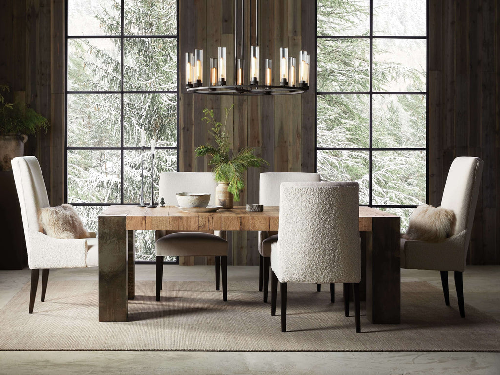 Andreas Fluted Glass Ring Chandelier