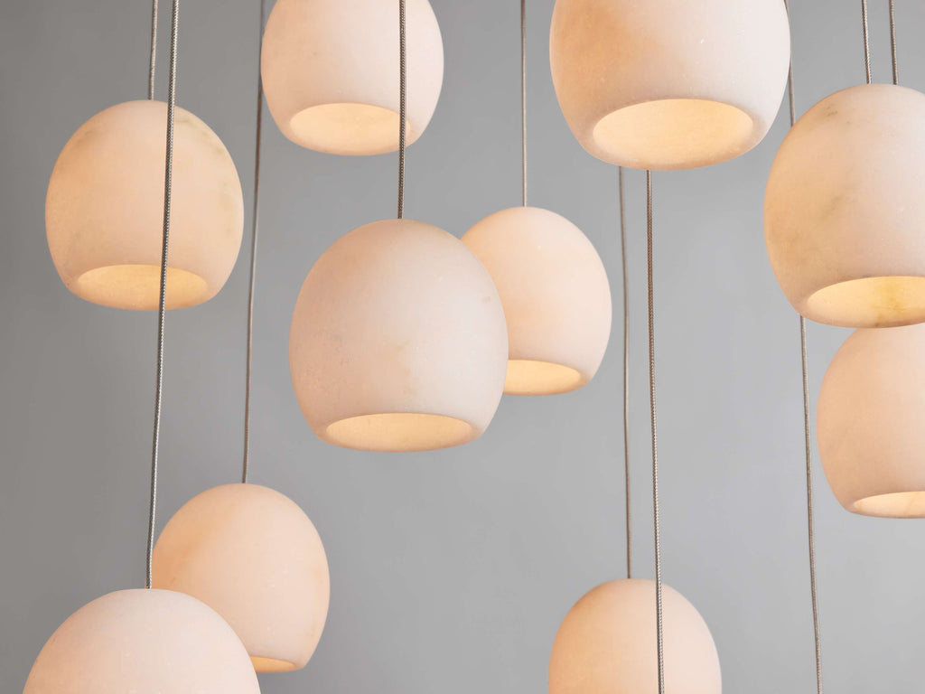 Arica Alabaster Cascade Chandelier