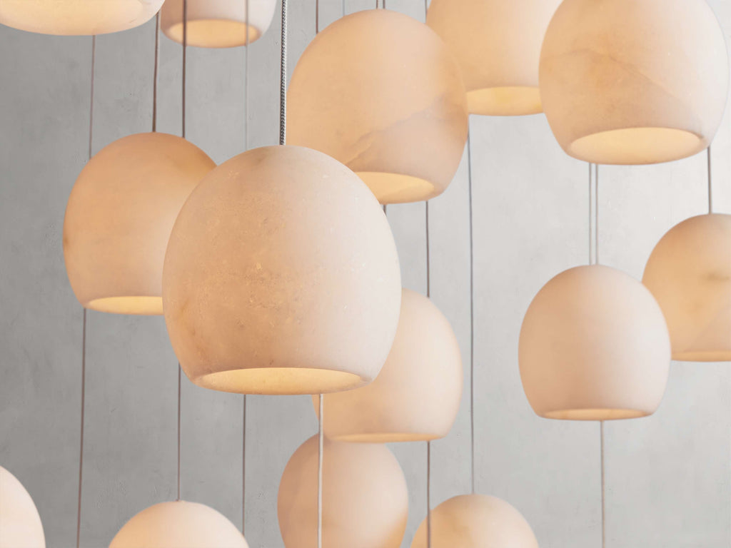 Arica Alabaster Cascade Chandelier