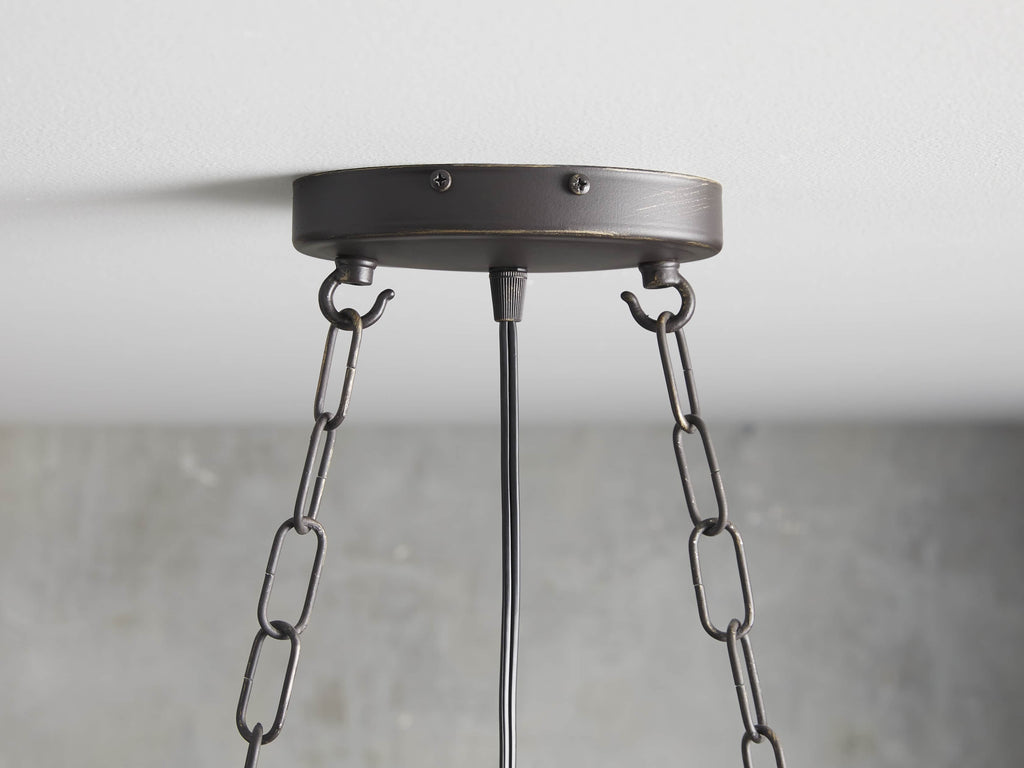Aubrey Crystal Cage Linear Chandelier