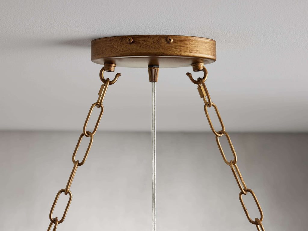 Aubrey Crystal Cage Linear Chandelier