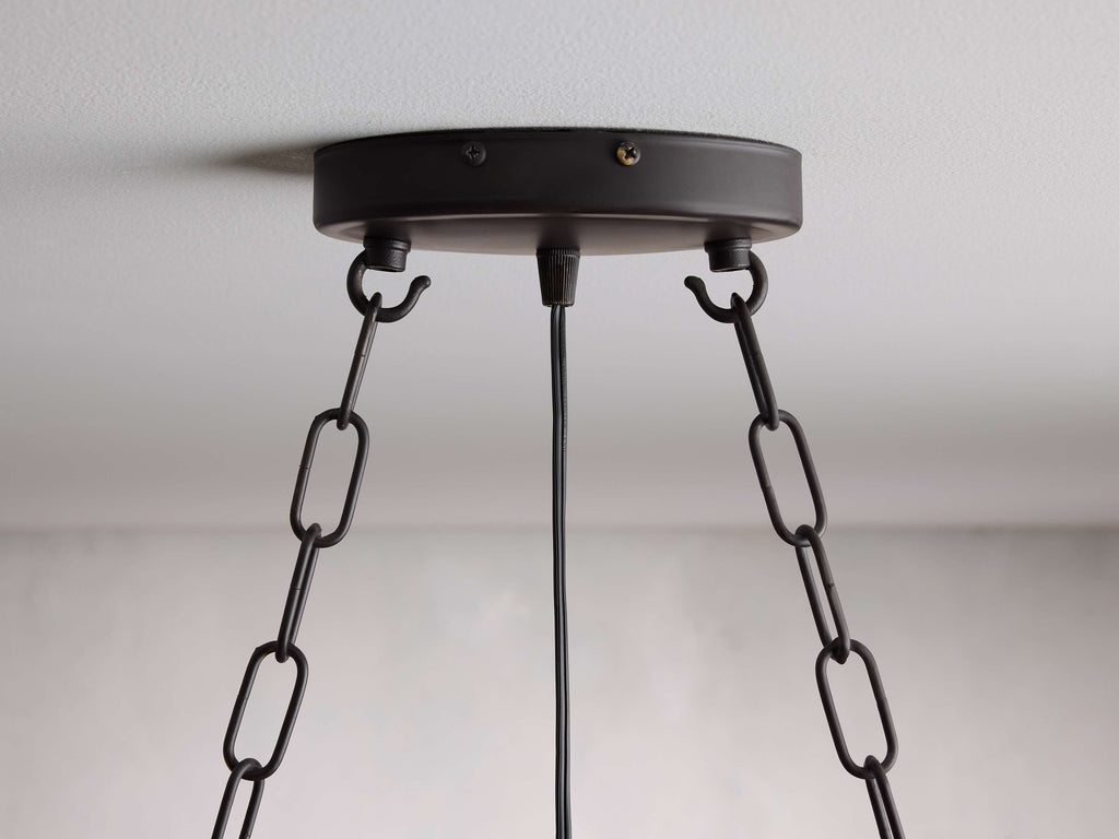 Aubrey Crystal Cage Linear Chandelier