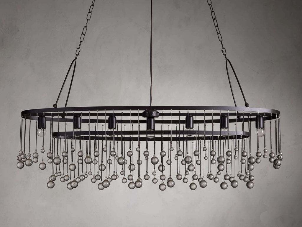 Aubrey Crystal Oval Chandelier
