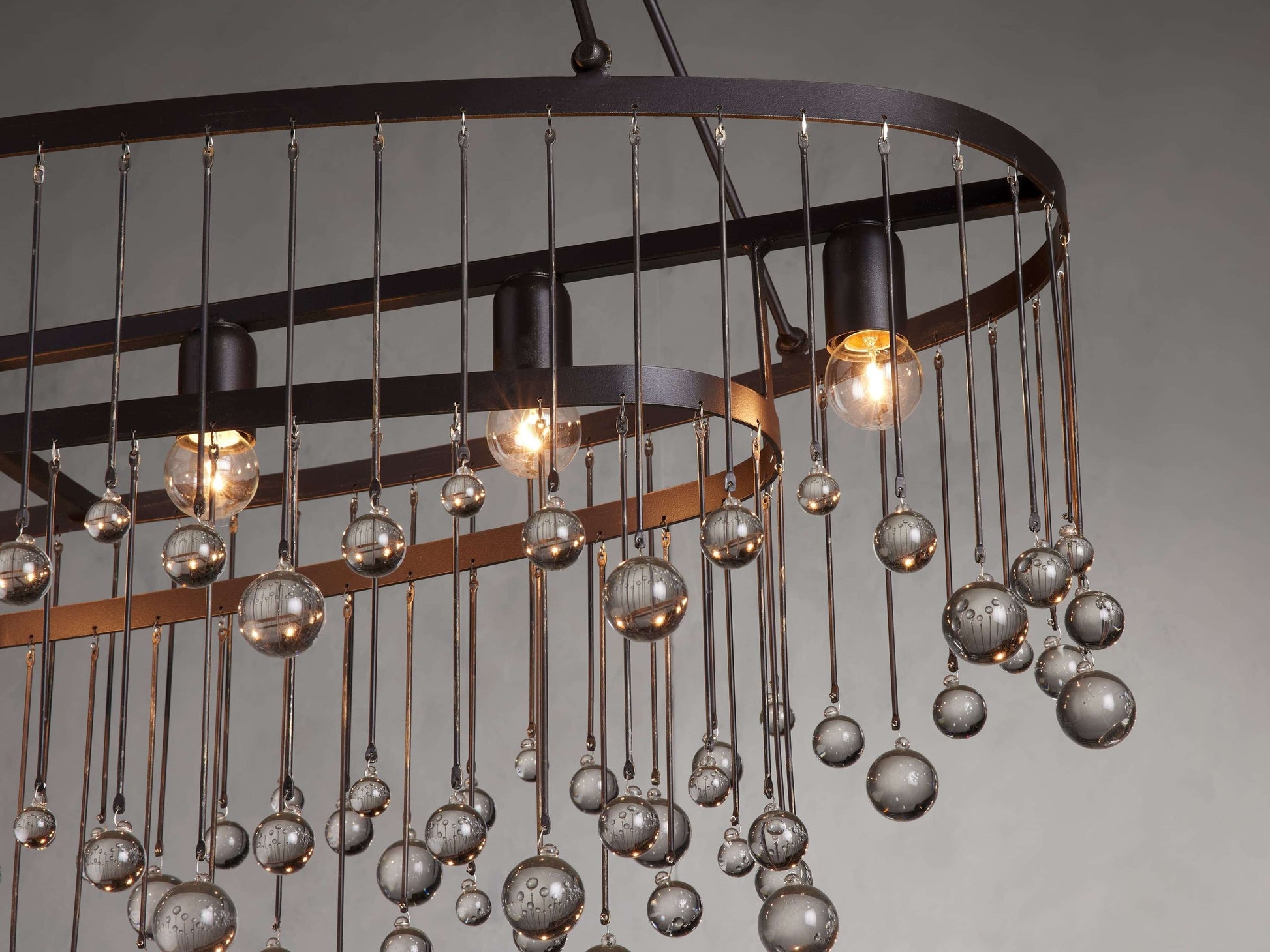 Aubrey Crystal Oval Chandelier