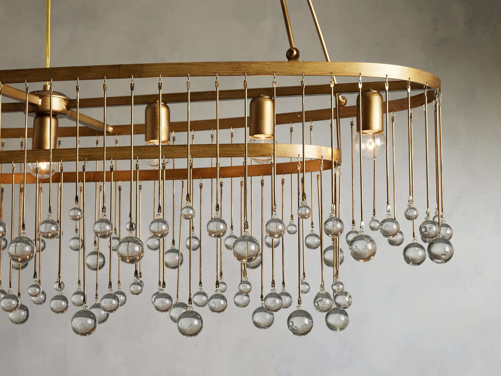 Aubrey Crystal Oval Chandelier