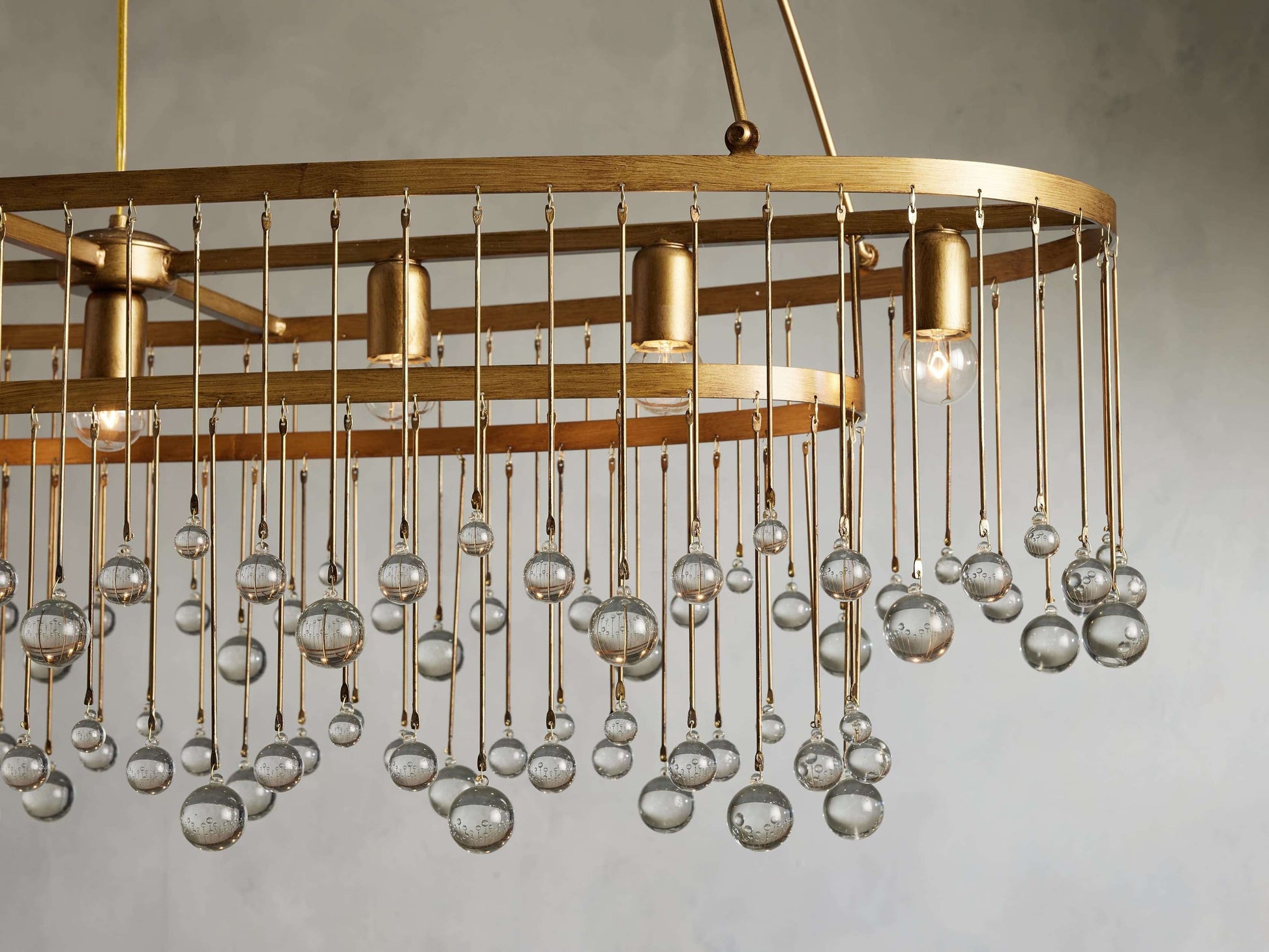 Aubrey Crystal Oval Chandelier