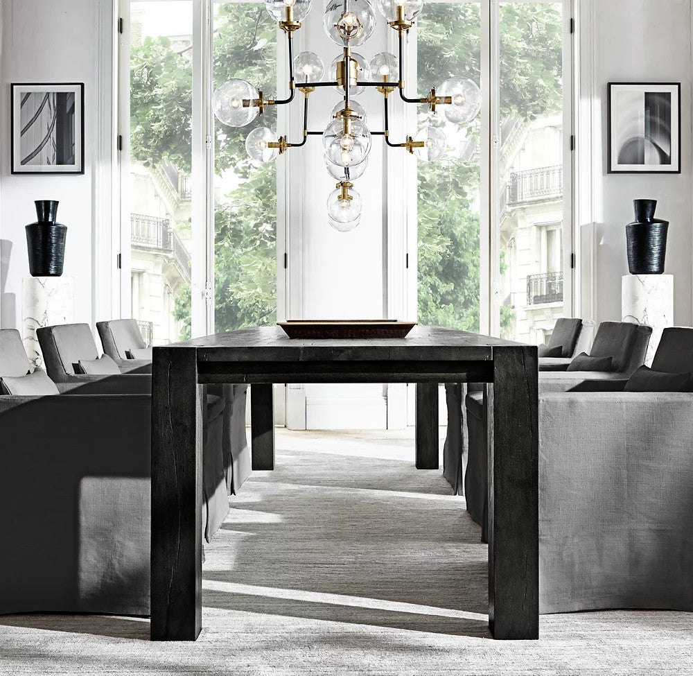 Bistro Globe Clear Glass Chandelier
