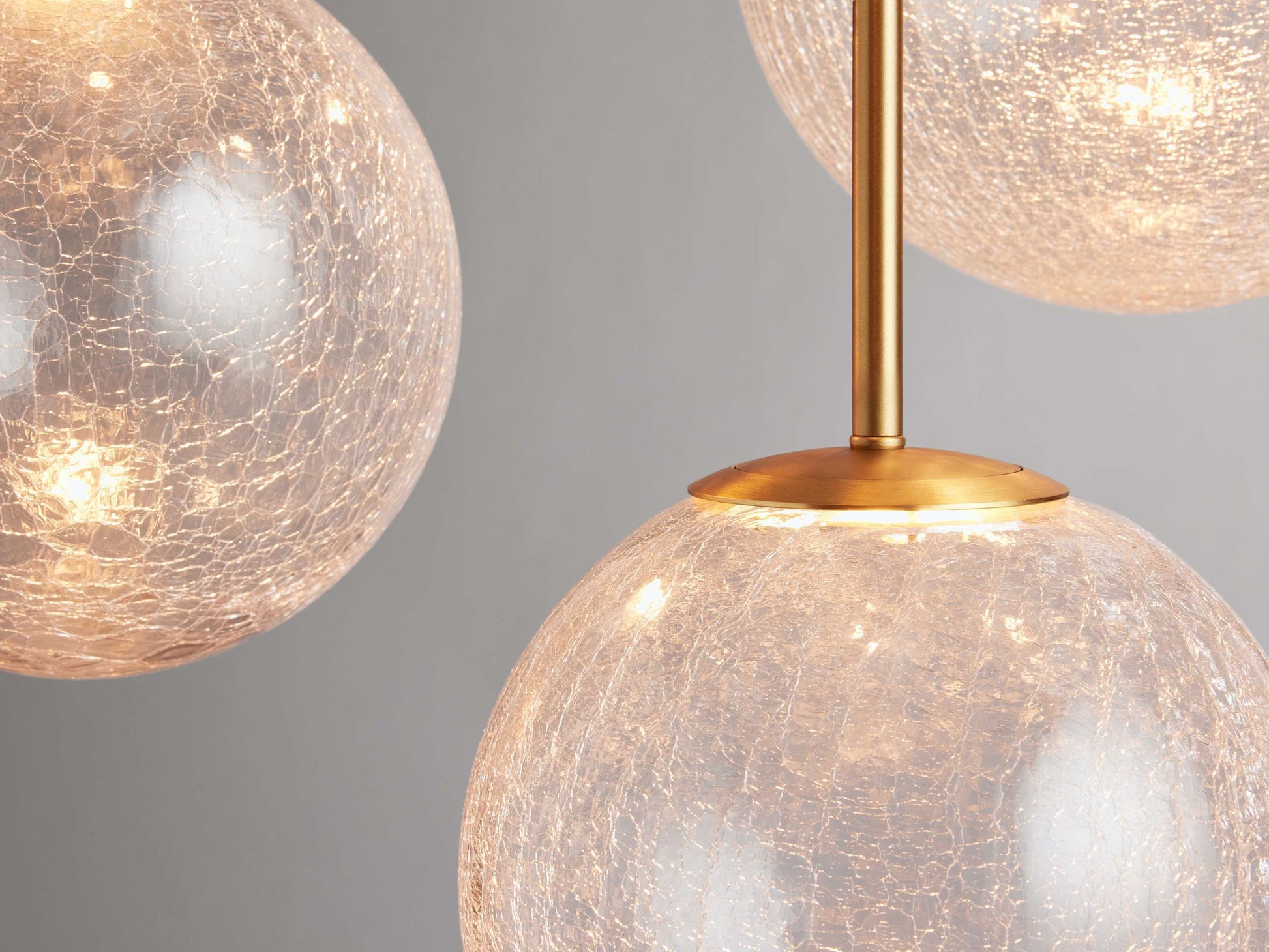 Casen Brass Globe LED Chandelier