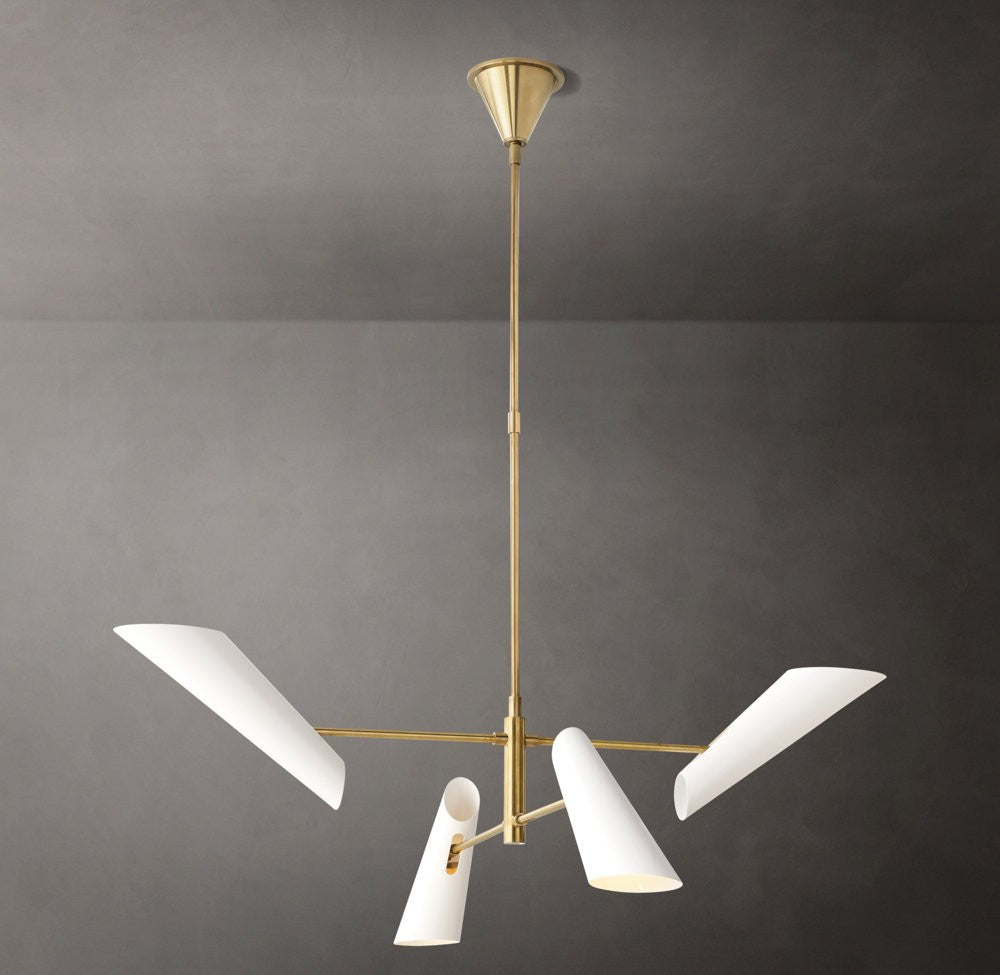 Franca Round Brass Chandelier