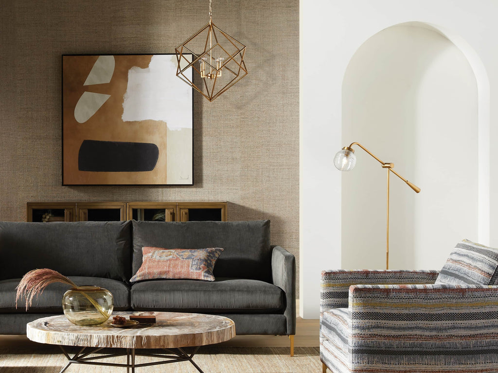 Geode Iron Hemisphere Chandelier