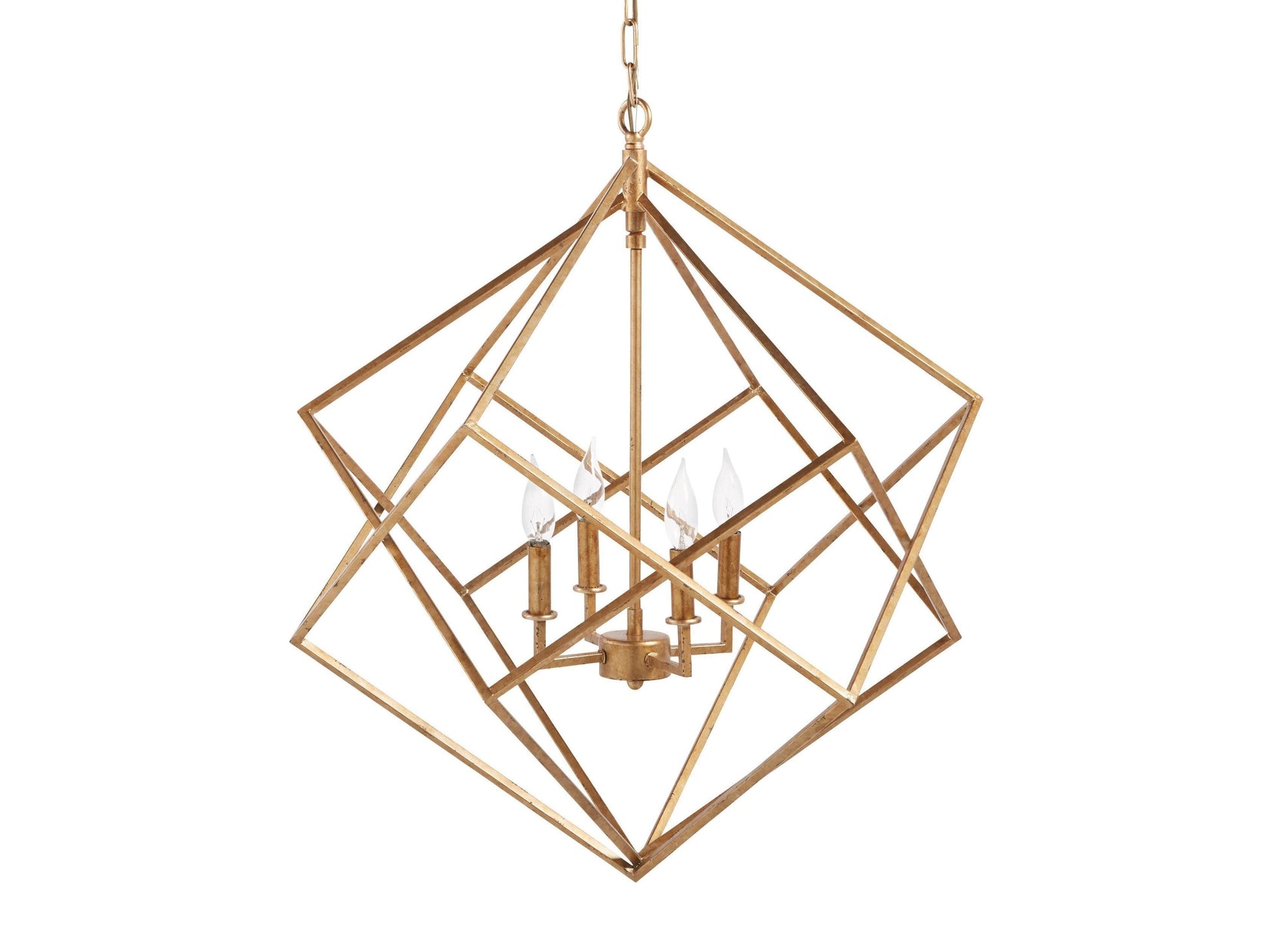 Geode Iron Hemisphere Chandelier