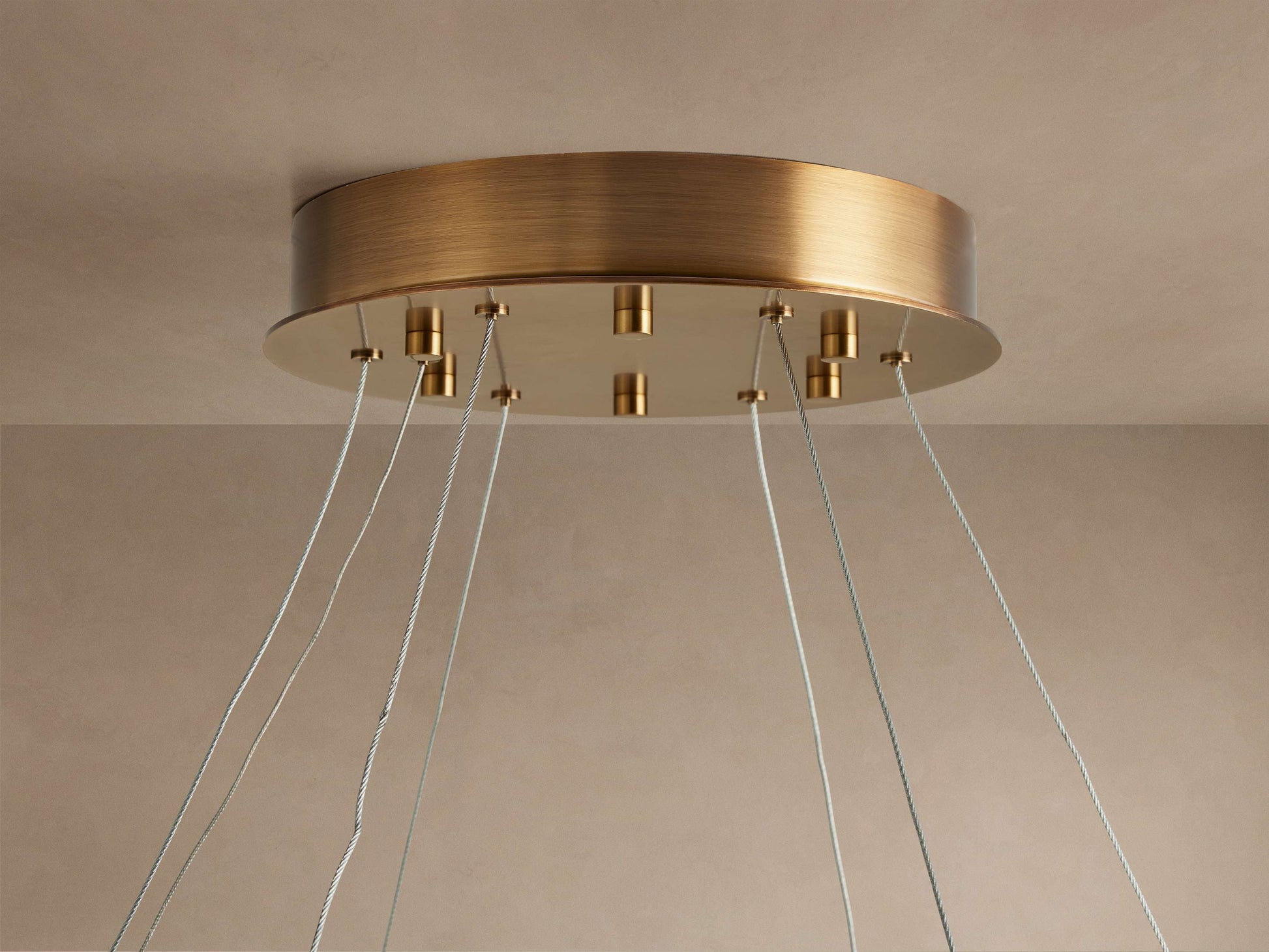 Halima Alabaster LED Halo Chandelier