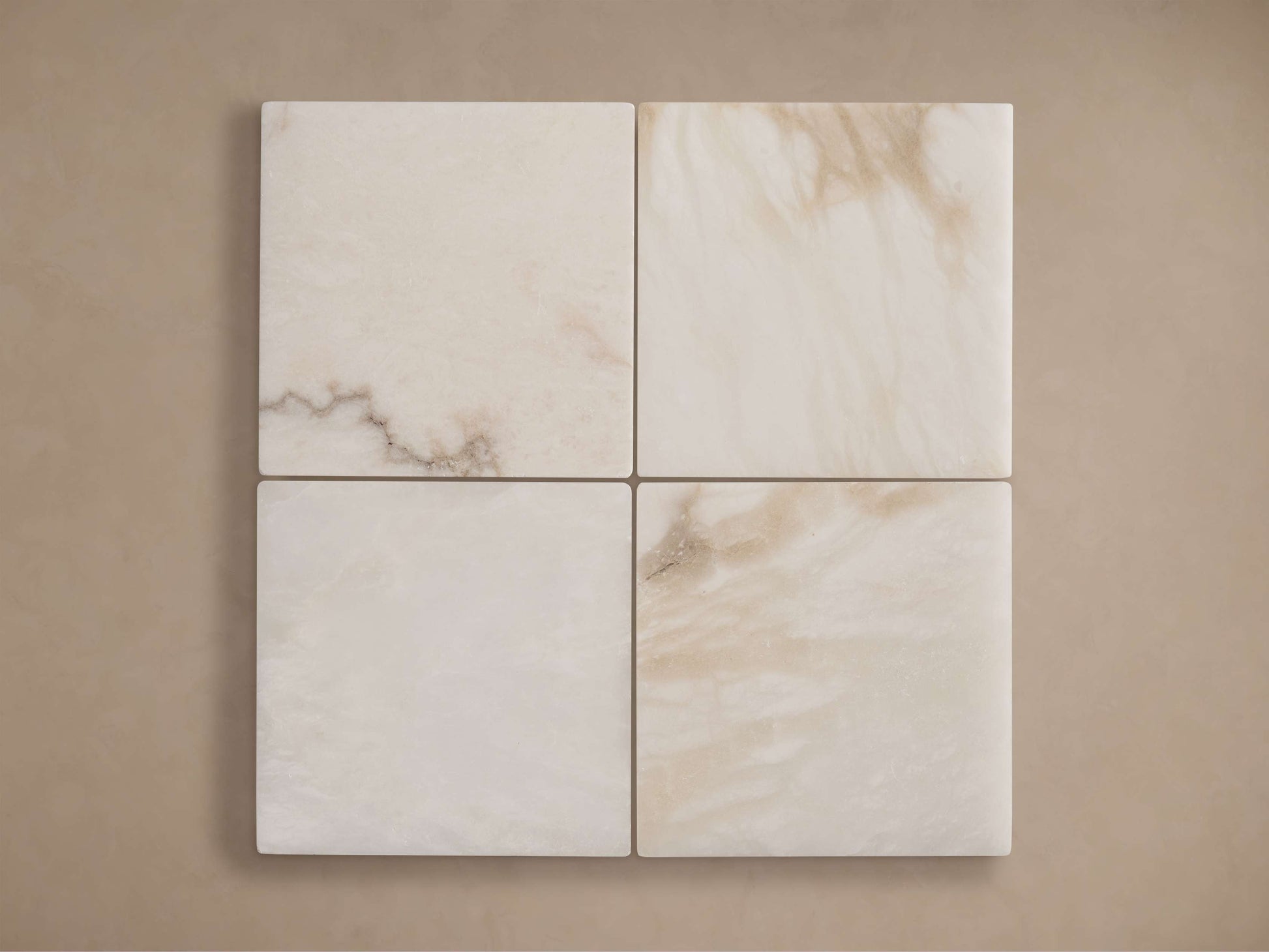 Halima Alabaster LED Halo Chandelier