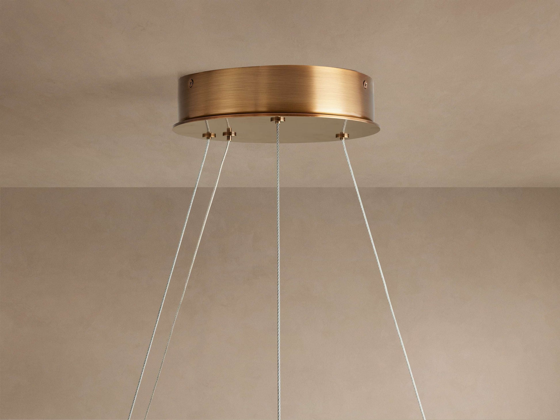 Halima Alabaster LED Halo Chandelier