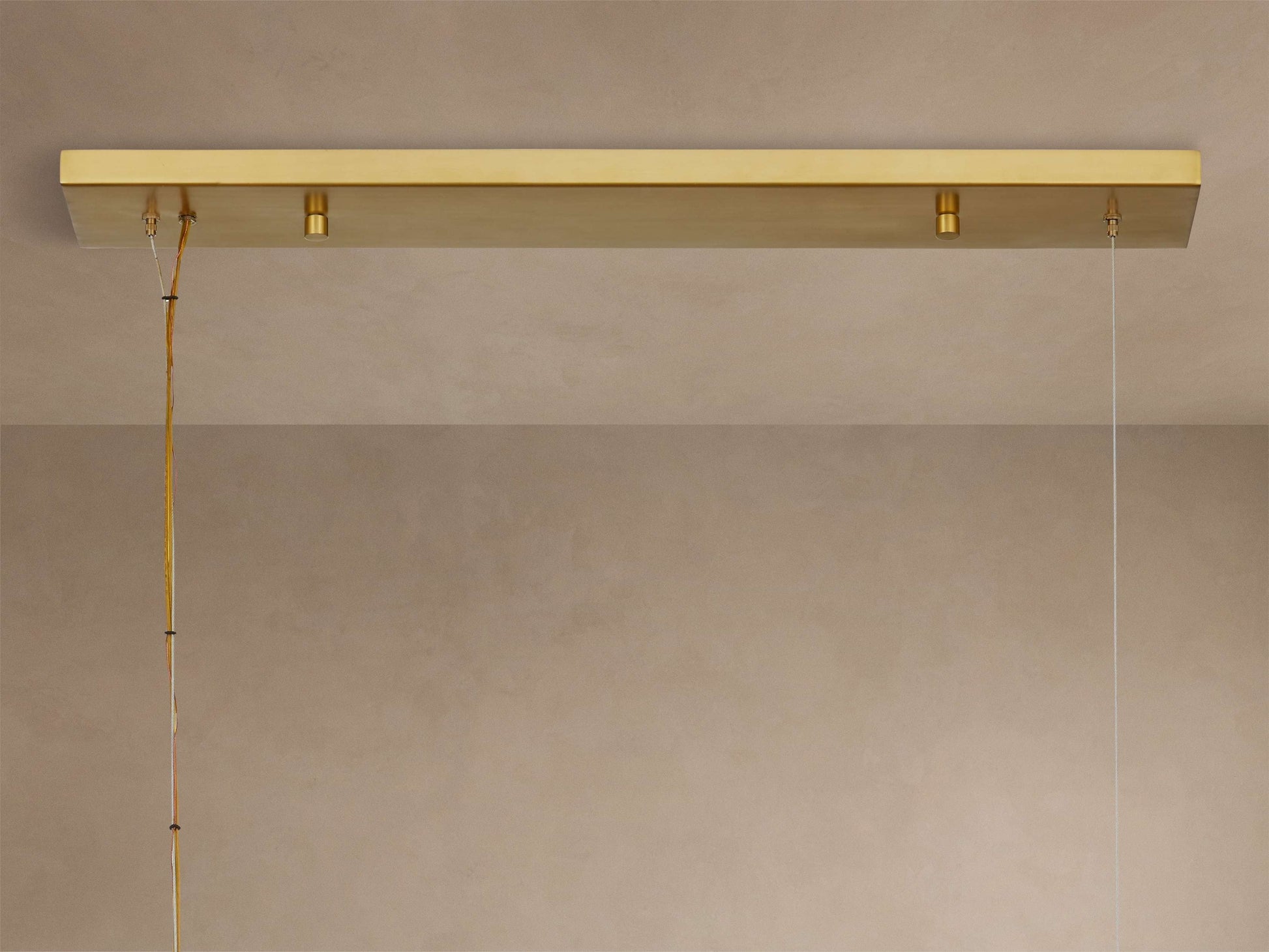 Kinney Brass Globe Linear Chandelier
