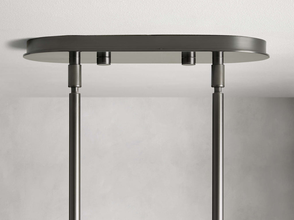 Mandoza Bubble Glass Linear Chandelier