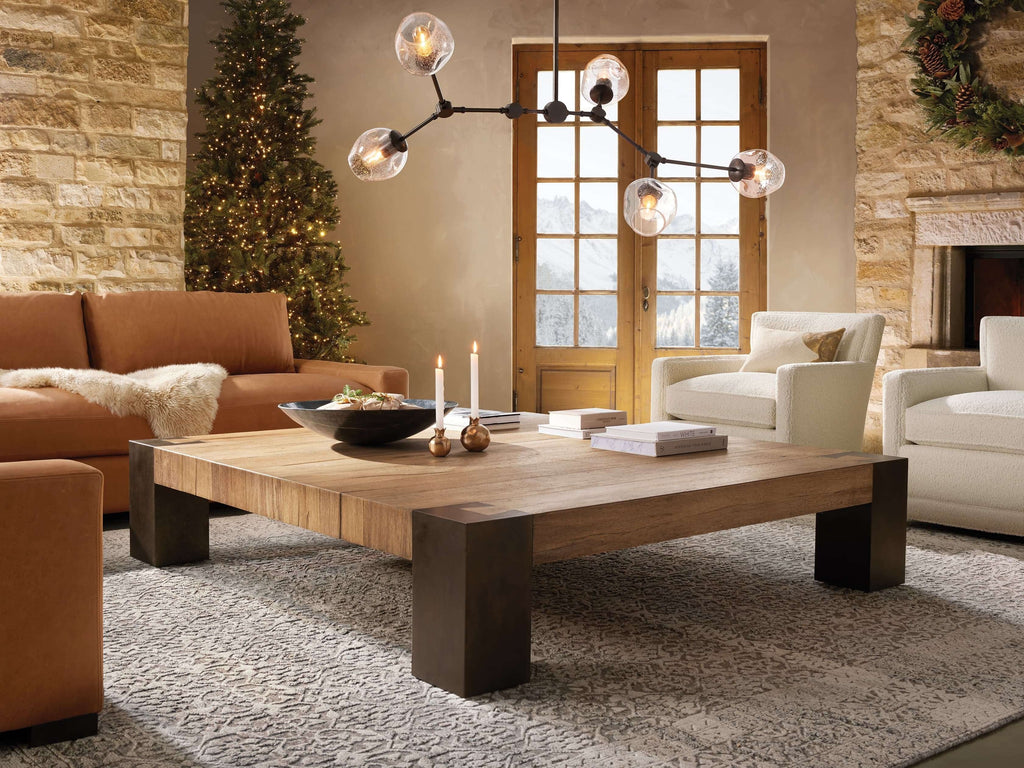 Noella Ombre Glass Linear Chandelier