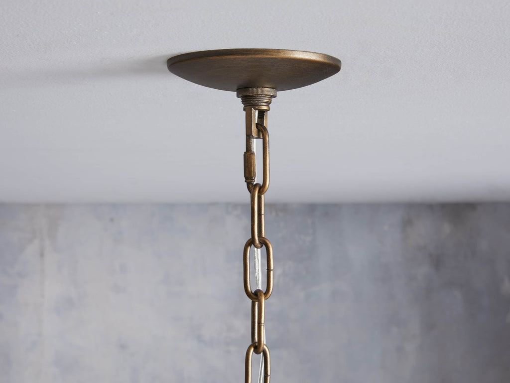 Paloma Woven Rattan Tiered Chandelier
