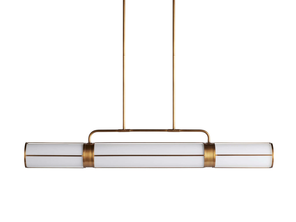 Remming Linear Milk Glass Pendant