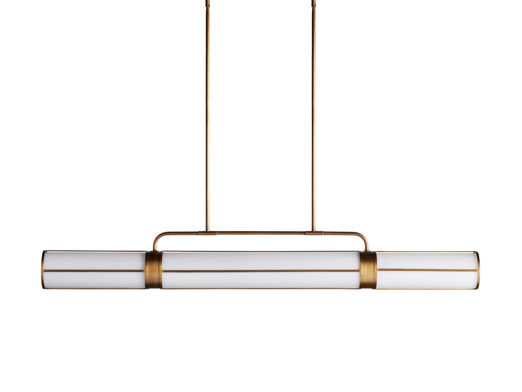 Remming Linear Milk Glass Pendant