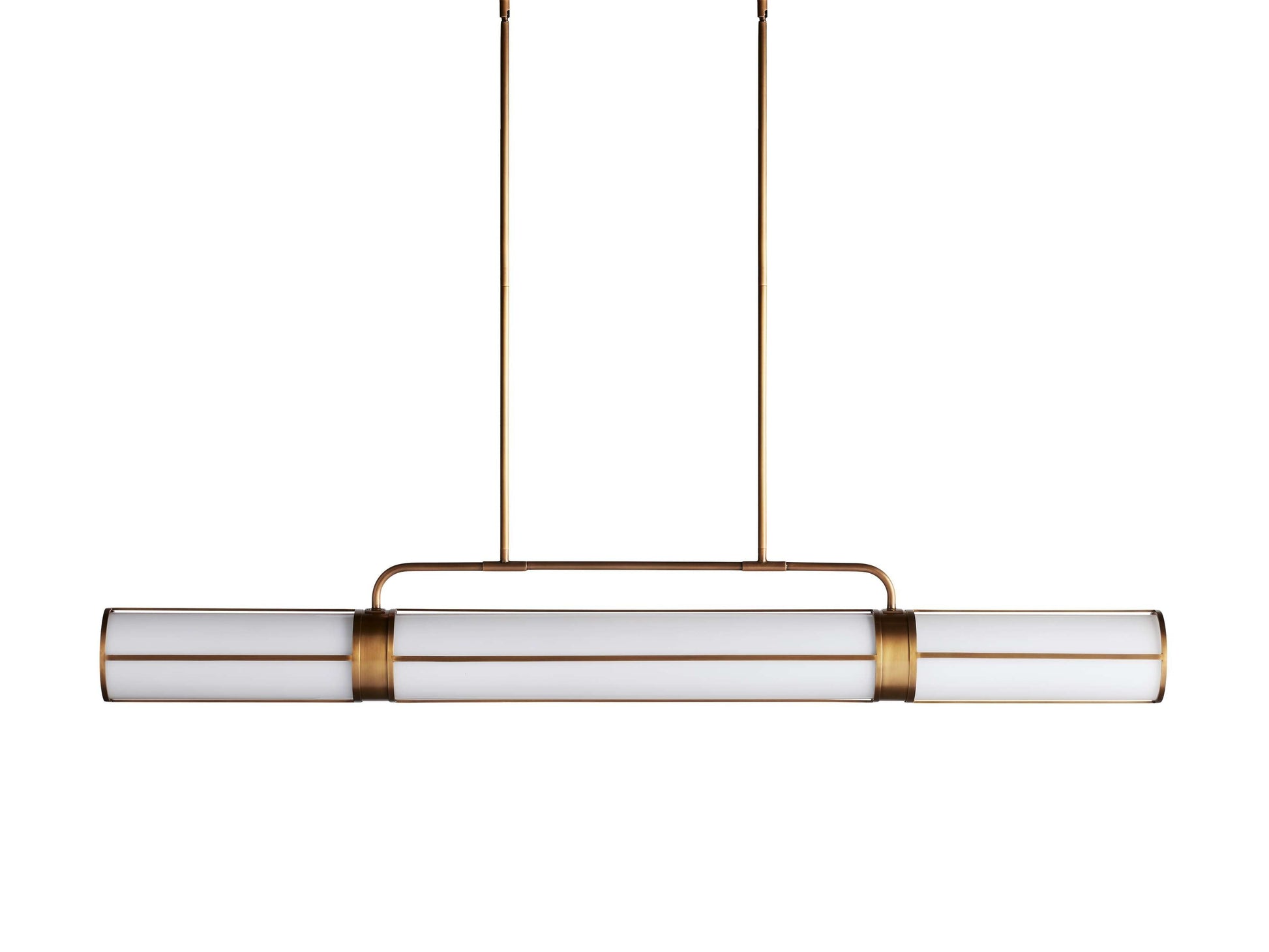 Remming Linear Milk Glass Pendant