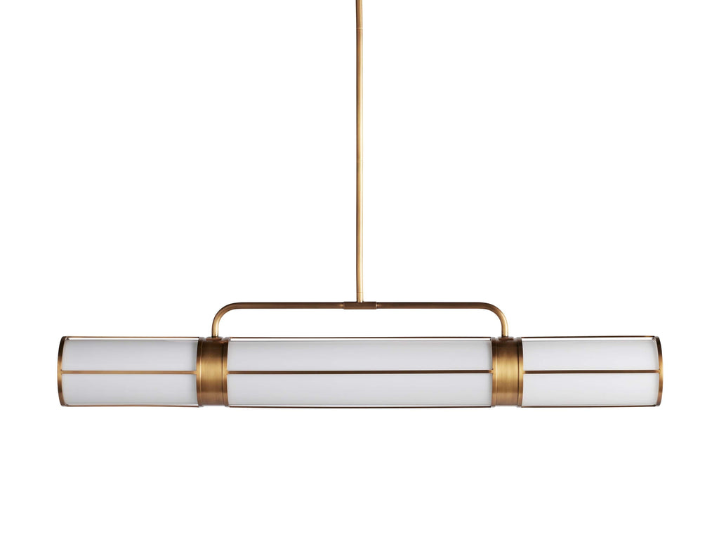 Remming Linear Milk Glass Pendant