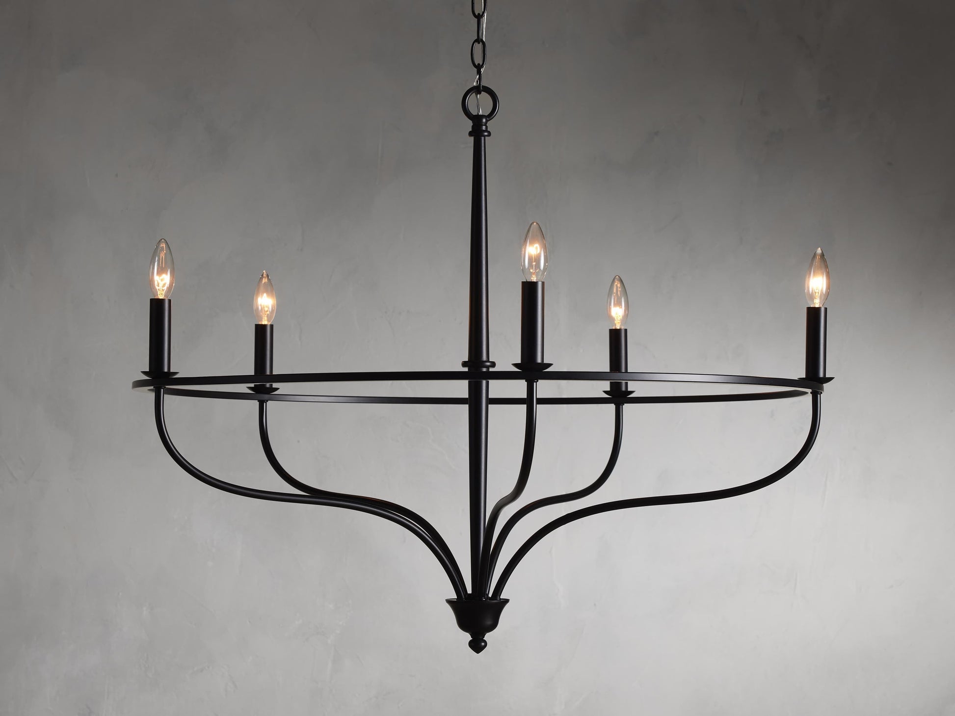 Rosalind Classic Swoop Arm Chandelier
