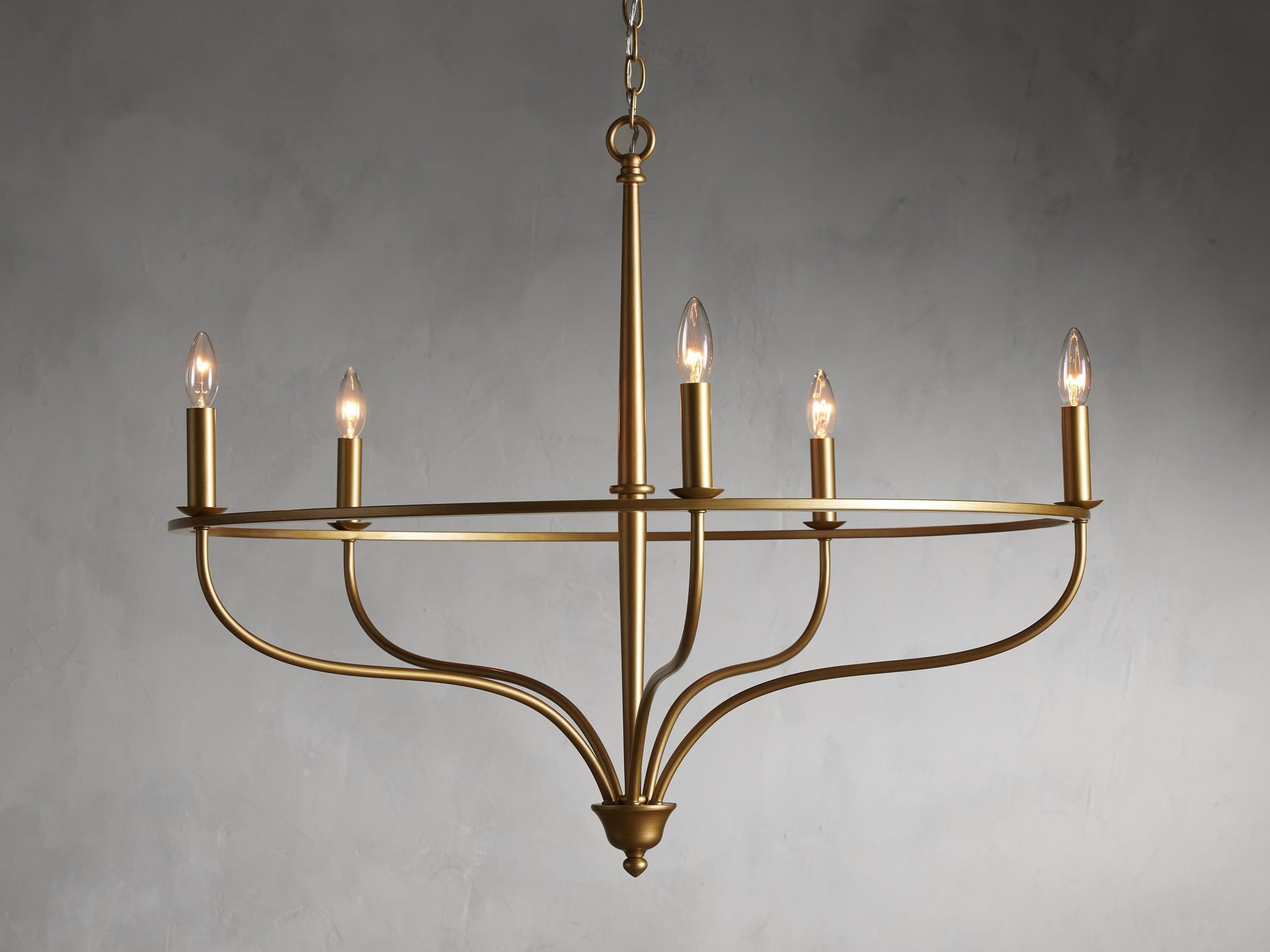 Rosalind Classic Swoop Arm Chandelier