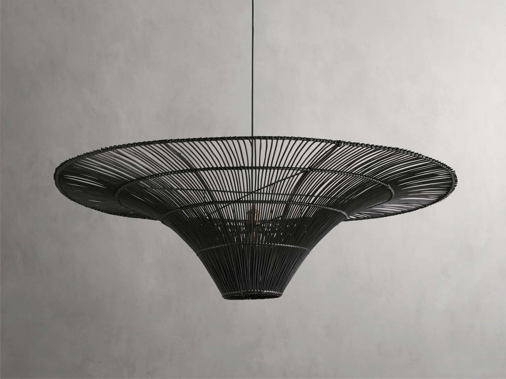 Seth Handwoven Rattan Chandelier